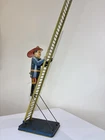 MARX 1930's Tin Lithographed Wind Up Climbing Fireman