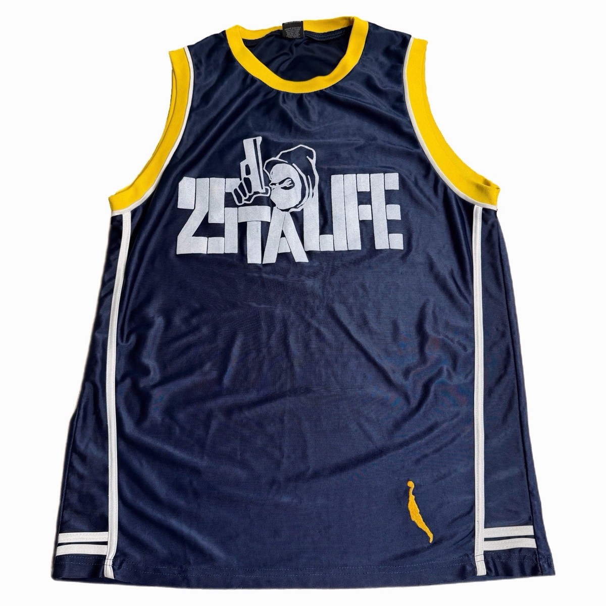Vintage 25 Ta Life Navy Jersey Hardcore Band NYHC Rare Size Medium