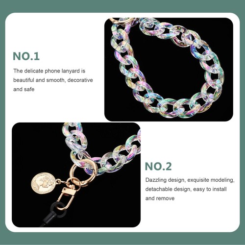 3 Pcs Anti-Rutsch-Lanyard Für Mobiltelefone Buntes Handy-Lanyard - 第 7/12 張圖片