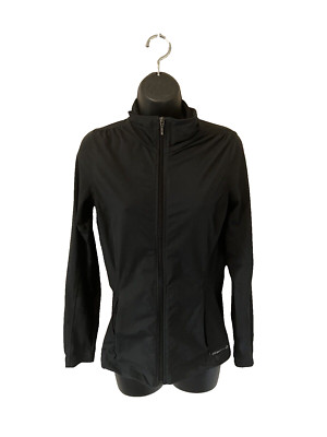 Merrell Opti Wick UPF 50+ Jacket Womens Size XS Black Full Zip