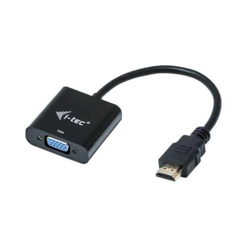 HDMI2VGAADA i-tec HDMI2VGAADA cavo e adattatore video 0,15 m HDMI VGA Nero