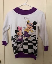 Vintage Disney Jog Togs Mickey  Minnie Disco Sweatshirt Youth