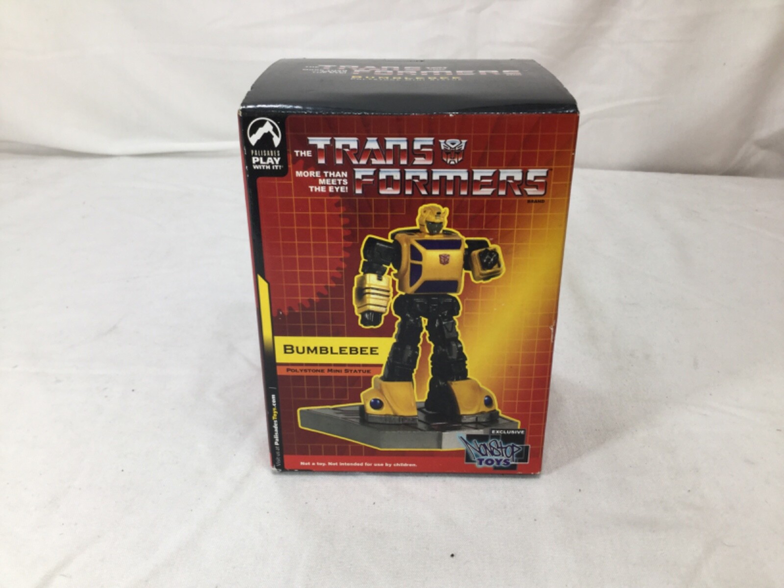 G1 Transformers Bumblebee Mini Statue Polystone Palisades Nonstop Toys NEW #325