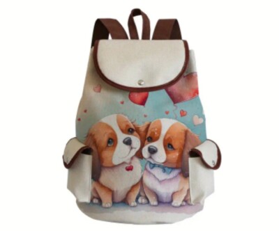 Mochila De Mujer Con Patron De Animales