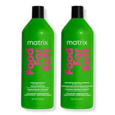 Matrix Total Results - FOOD FOR SOFT Hydrating Shampoo & Conditioner Set 33.8 OZ