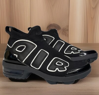 Nike Airquent Uptempo Sneakers Women Sz 5 Shoes Triple Black Fashion AQ7287-002