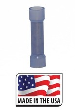 500 BLUE NYLON BUTT WIRE CONNECTOR 16-14 GAUGE MADE IN USA 14-16 AWG