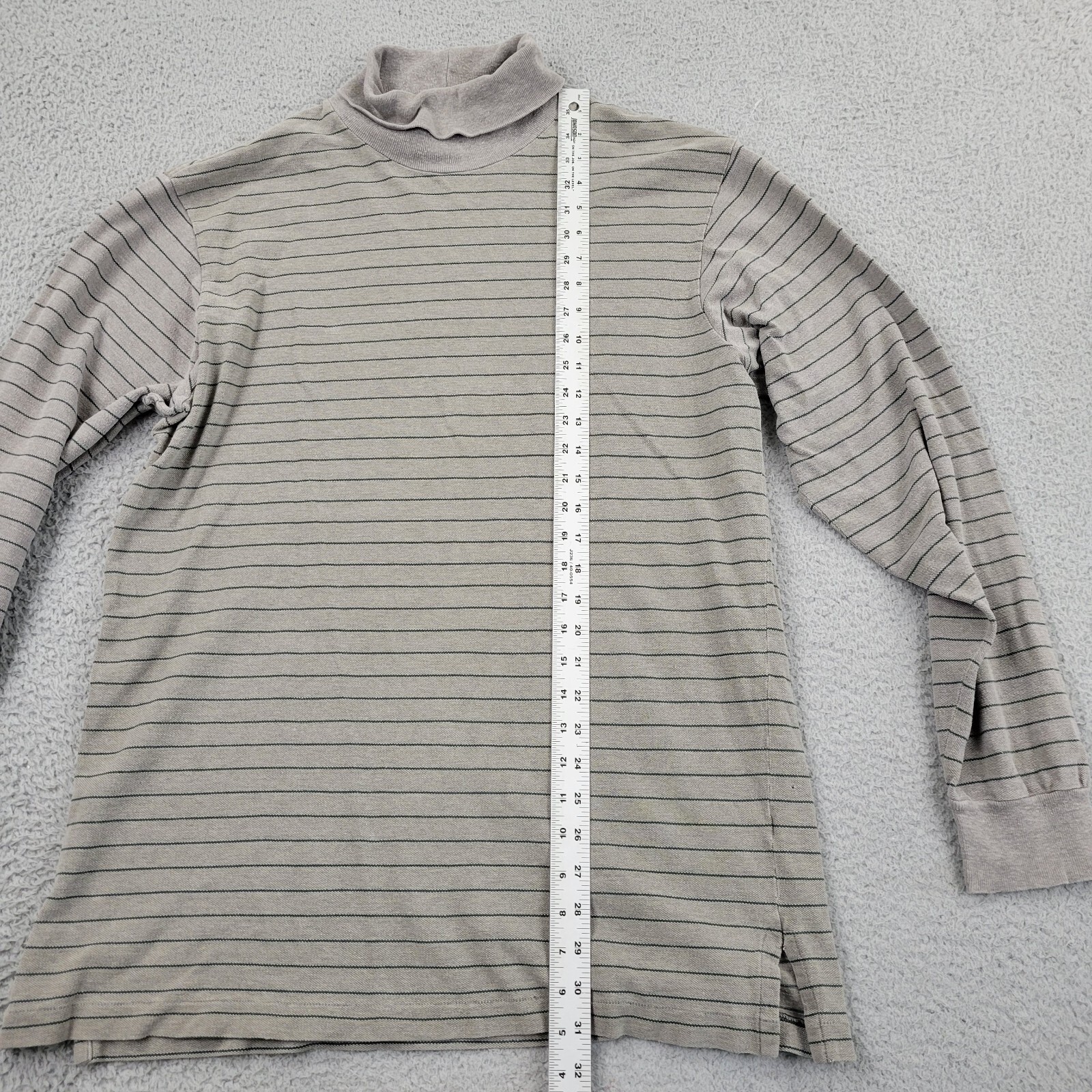 Polo Ralph Lauren camicia uomo grande finto collo USA PRL pony a righe manica lunga