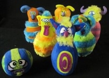 Melissa and Doug Soft Plush Monster Bowling Set Pins and Ball