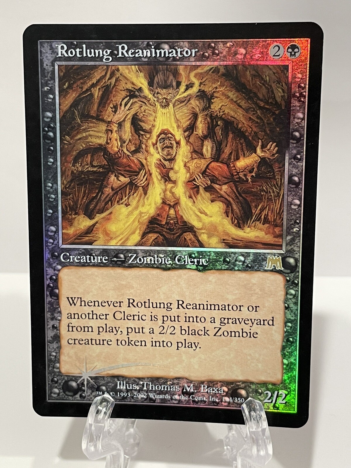 Rotlung Reanimator FOIL Onslaught LP Black Rare MTG CARD Magic The Gathering