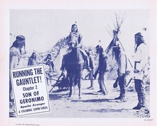 SON OF GERONIMO Original Lobby Card 7 Clayton Moore Chapter 2 Columbia Serial