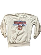 VTG Denver Broncos Sweatshirt Adult Medium Super Bowl JOHN ELWAY Autographed Men