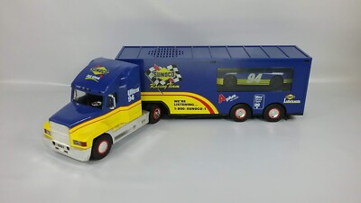Sunoco 1997 Racing Team Truck &  Race Car with Original Box - Not Working