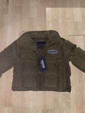 Trapstar Women’s Hyperdrive Puffer Coat - Olive Green. 100% Authentic
