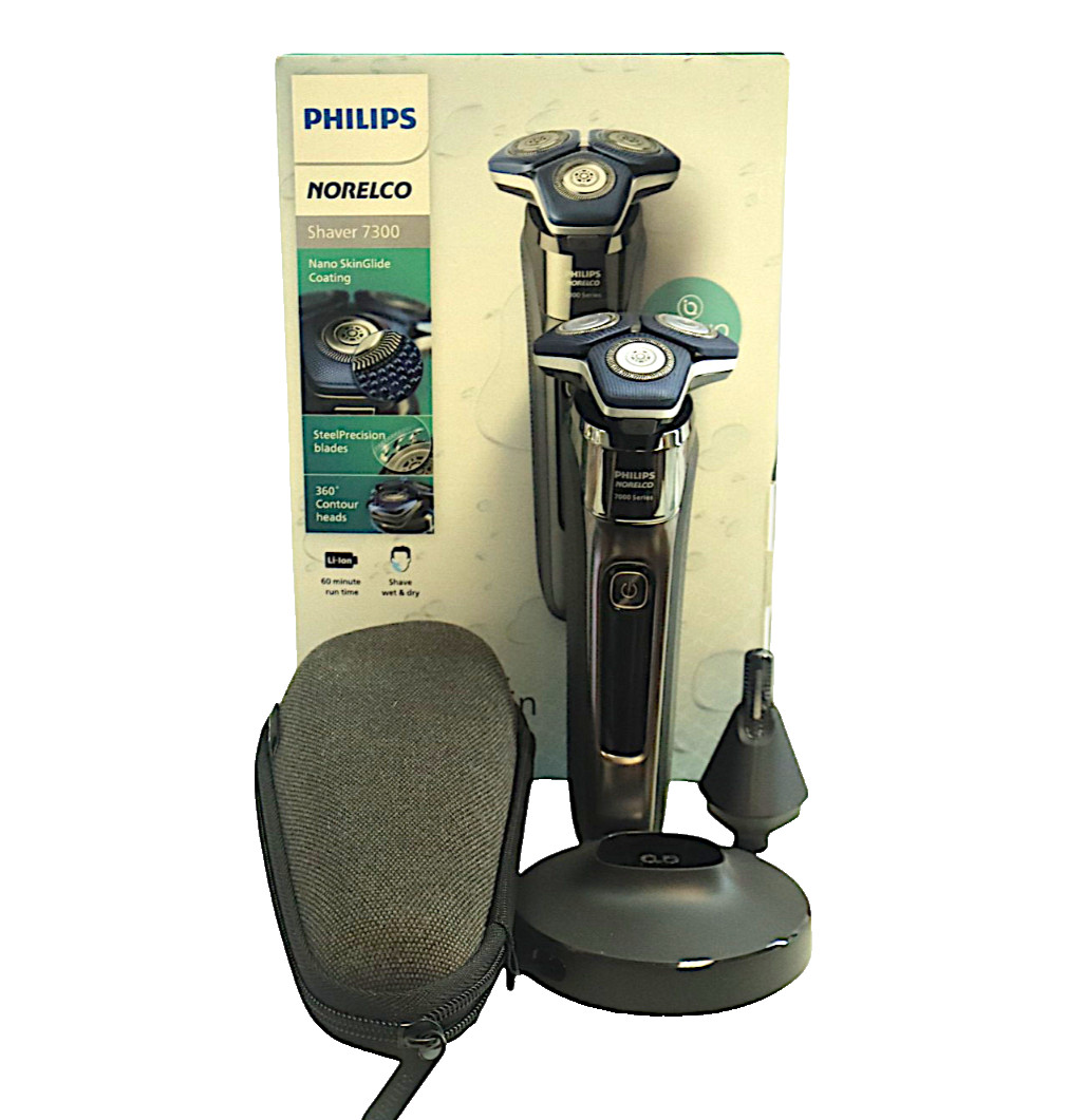 7300, Rechargeable Wet/dry Shaver Pop-up Trimmer S7887/92
