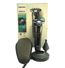 Philips Norelco Shaver 7300, Rechargeable Wet/Dry Shaver Pop-Up Trimmer S7887/92