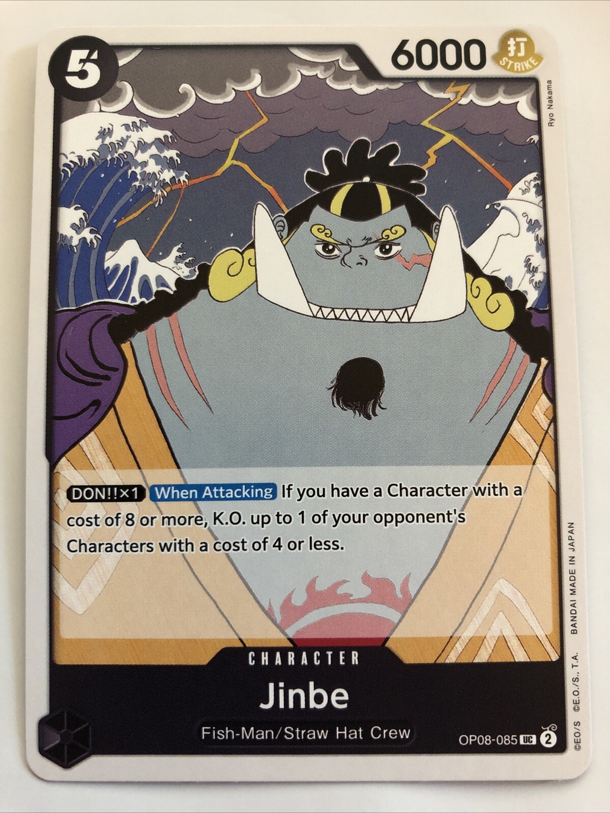 One Piece CCG Two Legends Jinbe OP08-085 NM