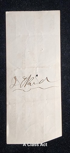 1887 Merchants National Bank of Newton, NJ Bank Check. $5. Our T7985 - Picture 2 of 6