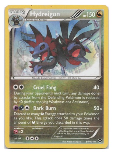 Pokémon Hydreigon Holo Card Break 87/114 XY Steam