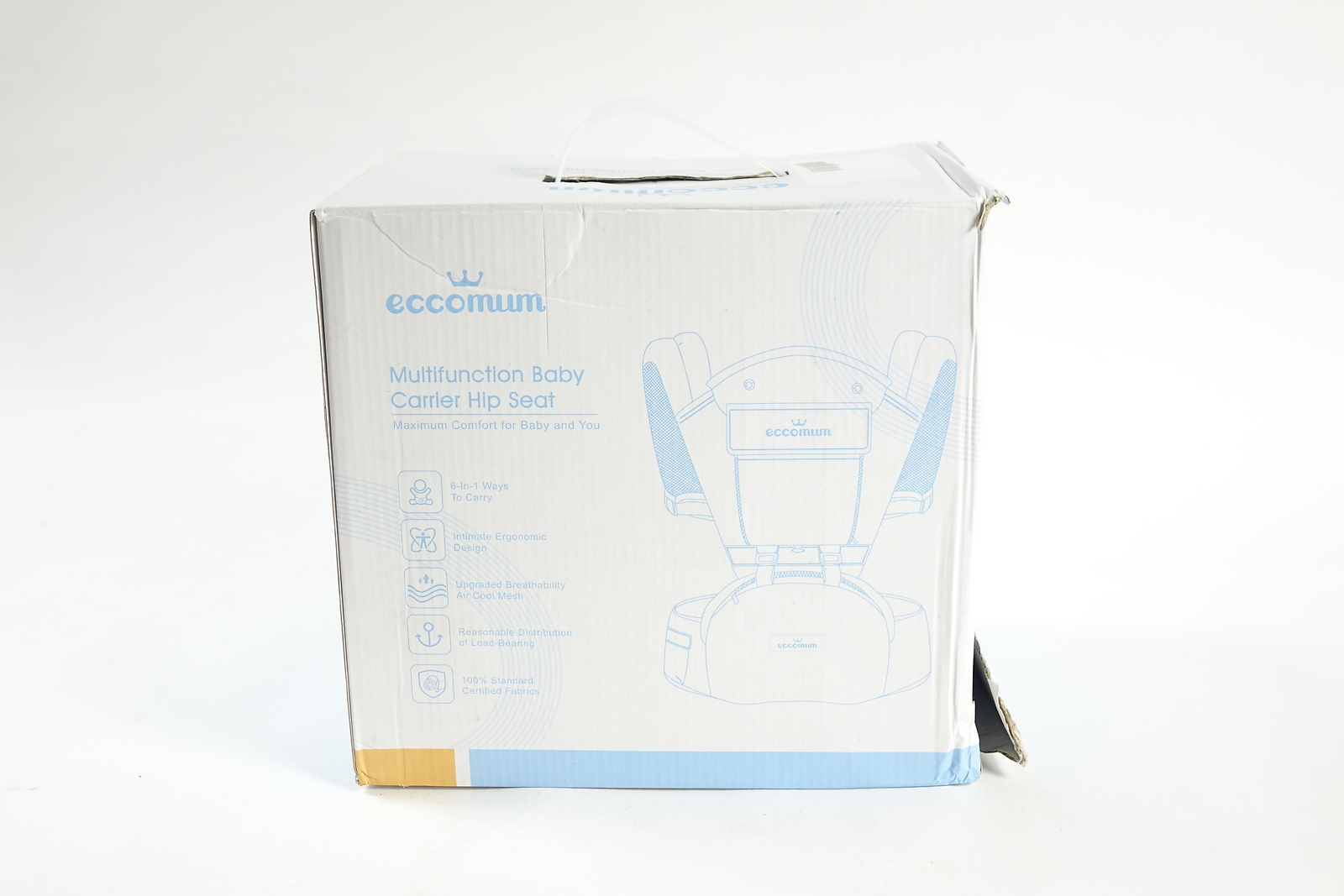 alobeby Baby Carrier, 6-in-1 Carrier Newborn to Toddler - Grey 1.95 Pound-image