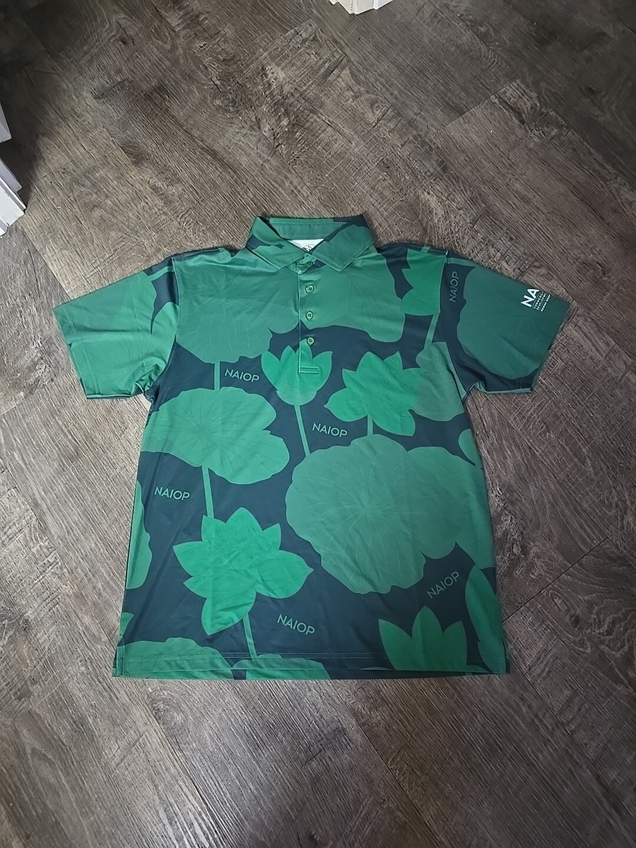 Five Birdies Commercial Real Estate NAIOP Hawaii Chapter Green Polo Shirt Sz M