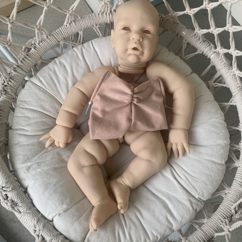 26inch Reborn Doll Kits Toddler Girl Blank Mold Unfinished Doll Parts