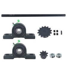 5/8" X 16" Complete Jackshaft Kit For 40/41/420 Chain Go Kart Mini Bike
