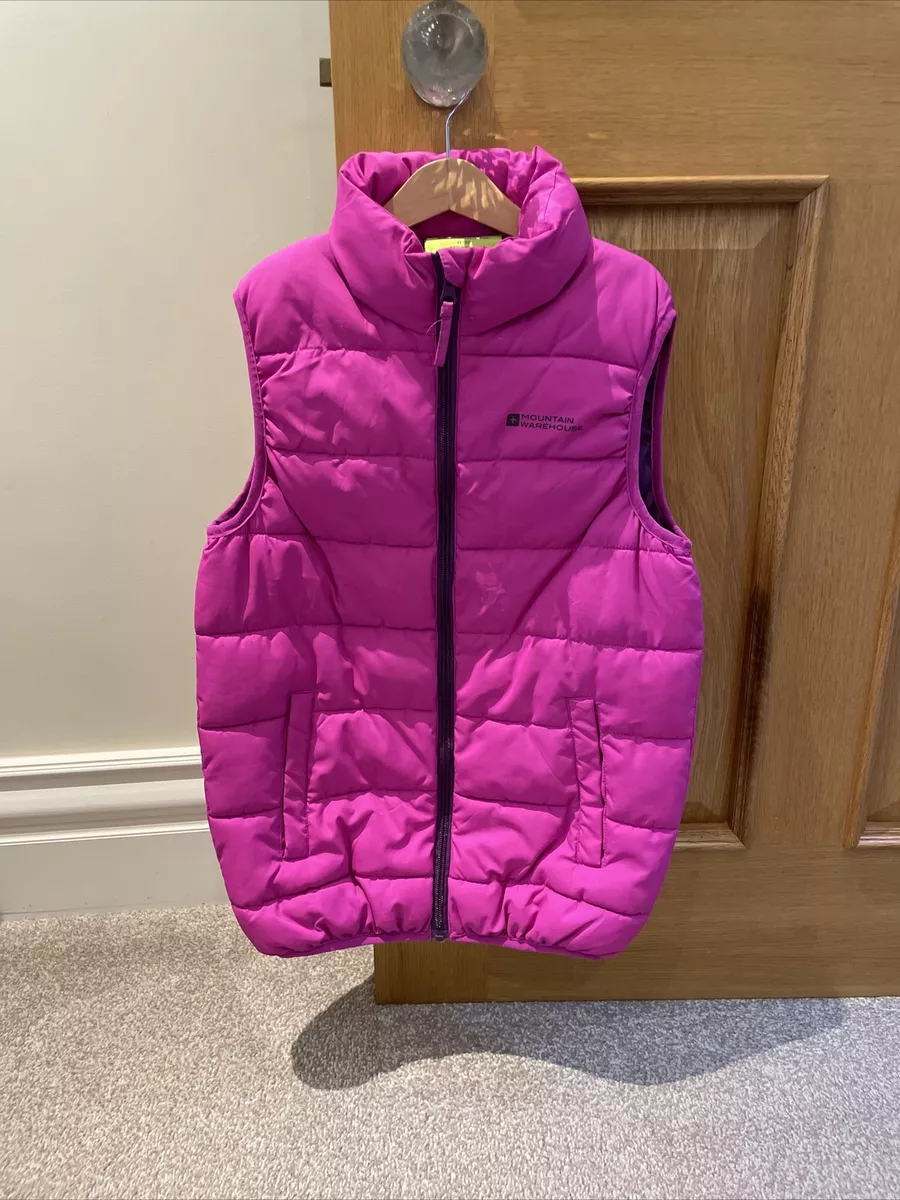 Girls quilted shop gilet