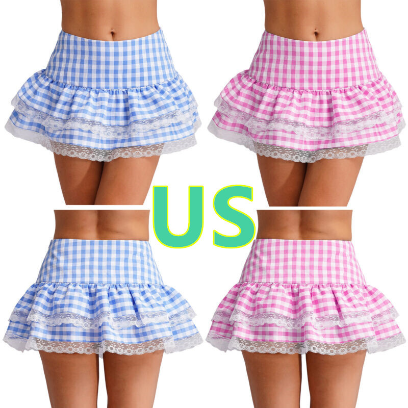 ミニスカート LCDC : 25SS / SHEER FRILL LAYERED KNIT SKIRT (2COLORS) Lace Frill Layered Mini Skirt CF414 - Korean Women's Fashion