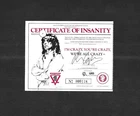 RARE / CONCERT TICKET - ALICE COOPER: LIVE IN PARIS ( FRANCE) 1982