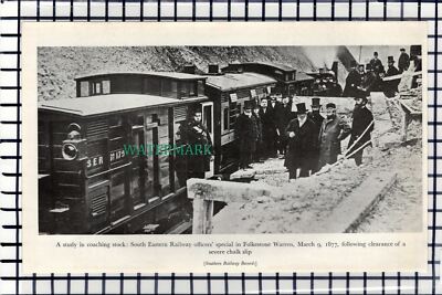 C7244) South Eastern Railway Folkestone Warren - 1947 Steckling