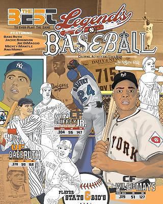 Legends of Baseball: Coloring, Activity and Stats Book for ...  (paperback)