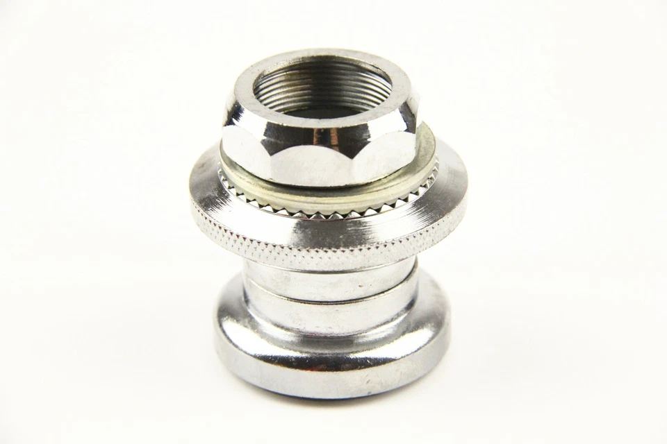 30mm Bicycle Headset Anti-skid Fit Threaded 1" Fork 22.2 Stem Fixie Silver Y - Image 2 of 4