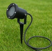 AußEnstrahler GU10 230V Led IP65 Einbau- Aufbau- Erdspieß- Gartenstrahler Ø90Mm