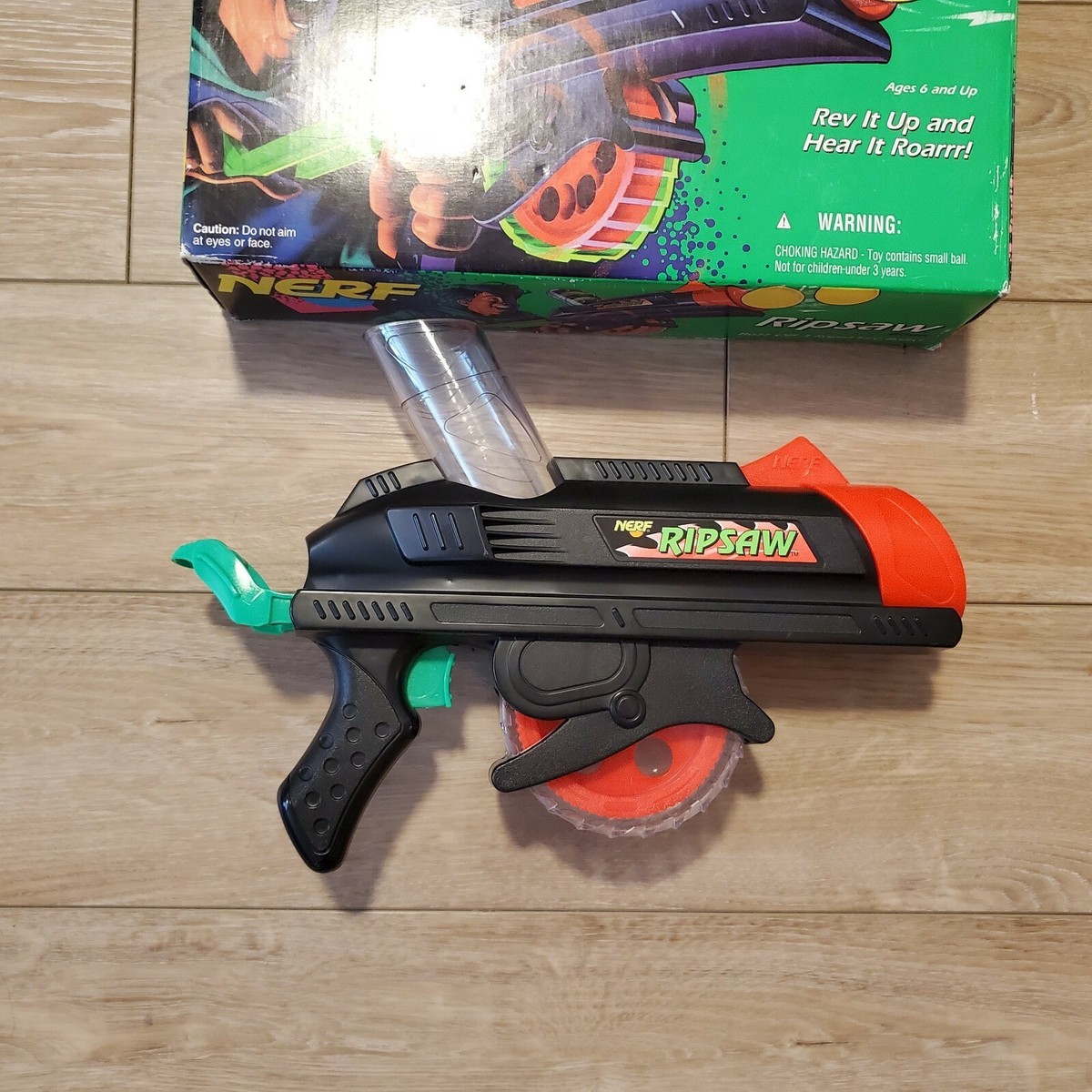 Kenner 1994 Nerf Ripsaw Blaster Gun In Original Box. | eBay