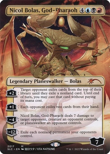 FOIL Russian Nicol Bolas, Dragon-God x1 Prerelease Promo, NM/M WAR