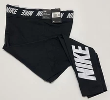 NIKE WOMEN CLUB LEGGINGS BLACK / WHITE  CT6686-010 1X