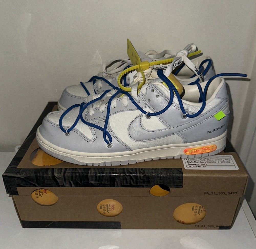 Nike Off-White Dunk Low Lot 10 of 50 in Size 10.5