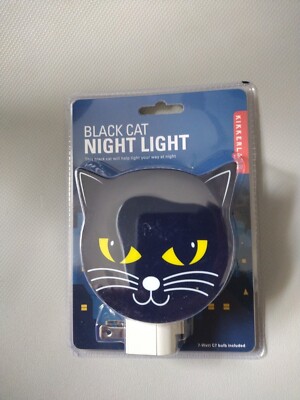 Kikkerland Black cat  Night Light