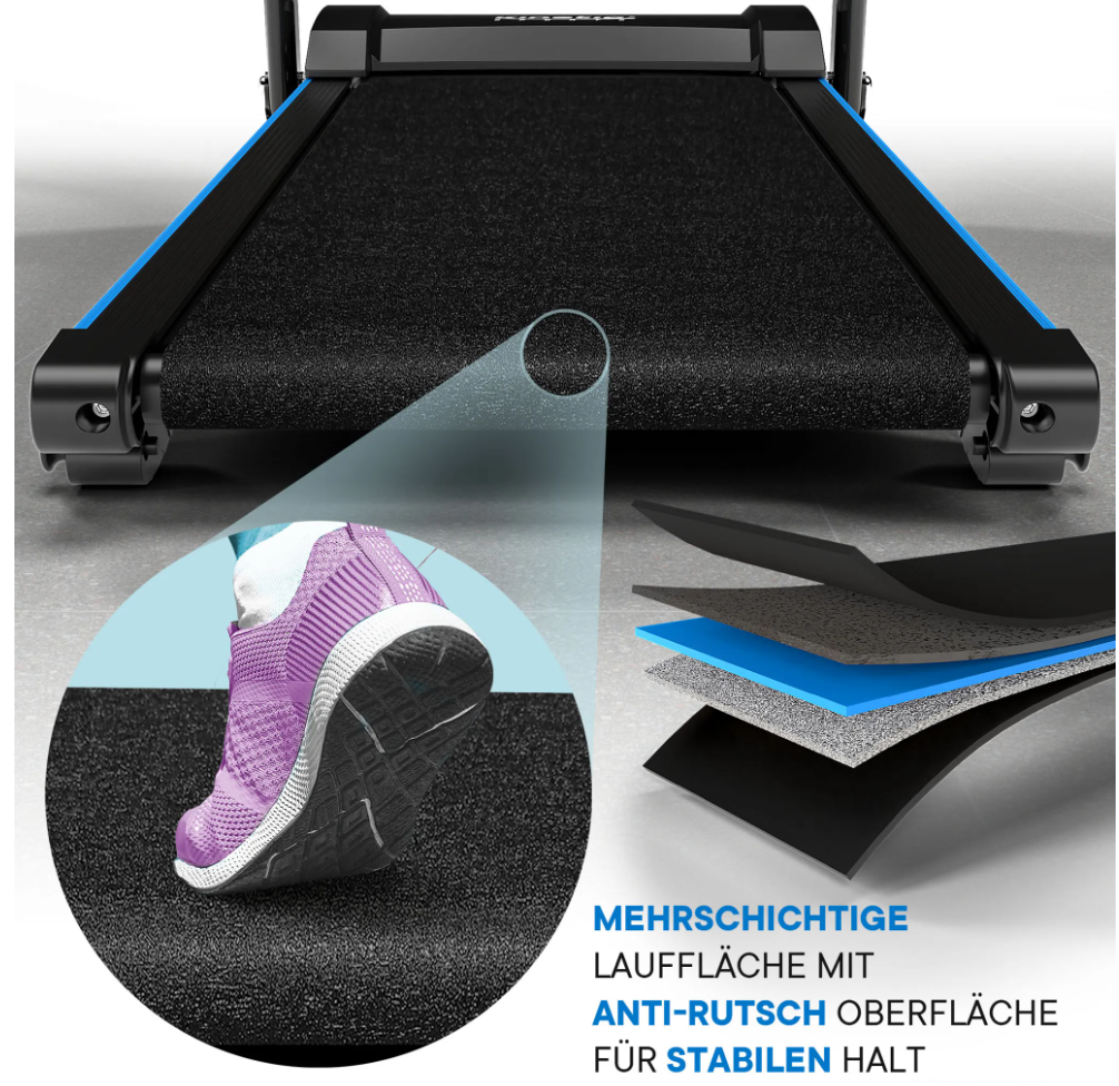 Sports KST4600FX Laufband, klappbar 1100W Pulsmesser