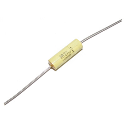 [4pcs] MKT1813 330nF 10% 400V MKT Axial Capacitor