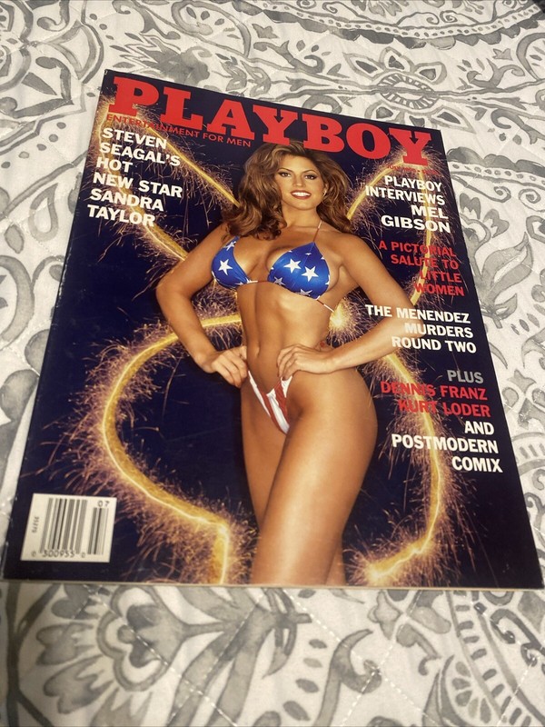 PLAYBOY MENS MAGAZINE JULY 1995 HEIDI MARK SANDRA TAYLOR MEL GIBSON DENNIS FRANZ