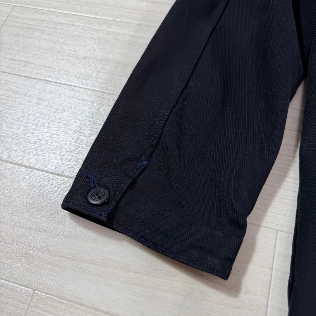 45rpm Cotton Tailored Jacket Navy R Embroidery Men’s Excellent condition JPN image 13