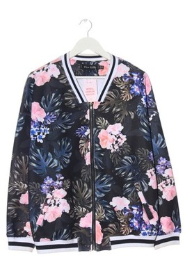 THE FIFTH Bomberjacke Damen Jacke Gr. DE 40 schwarz-pink-blau Casual-Look