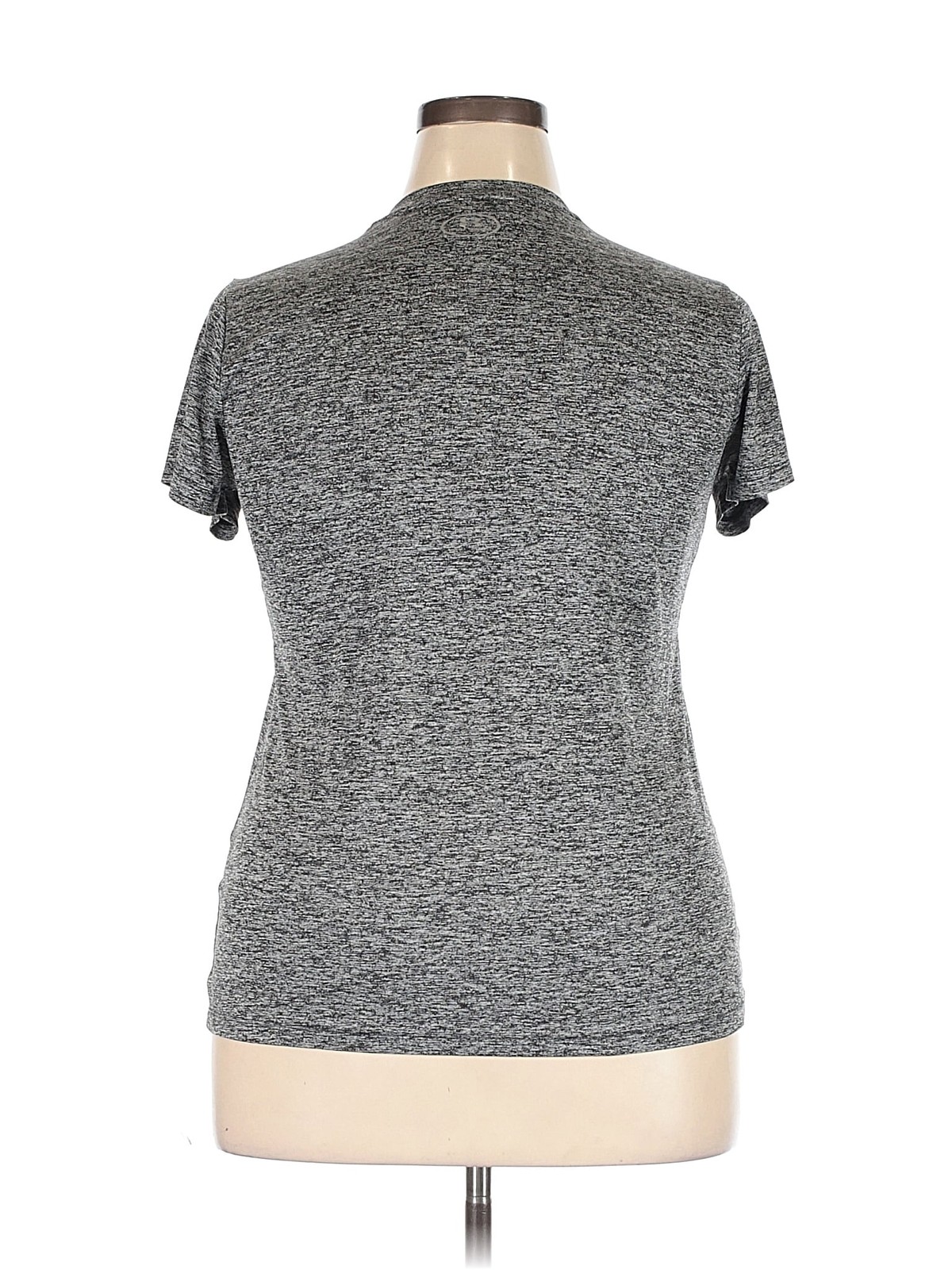 Under Armour Women Gray Active T-Shirt XXL thumbnail 2