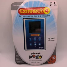 Pocket Pogo Electronic Game - Connect 4 - New Sealed Works Needs New Batteries