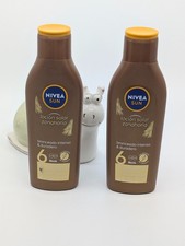 2 x NIVEA SUN Intense Bronze Carotene Sun Lotion Low Protection SPF 6 200 ml 54.98 per litre