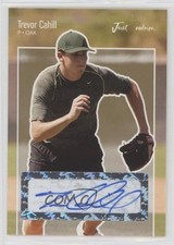2007 Just Minors Just Rookies Gold Auto 30/50 Trevor Cahill #JR-11 Auto 0b2