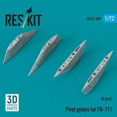 ResKit RS72-0499 - 1:72 Pivot pylons for FB-111 (4 pcs)