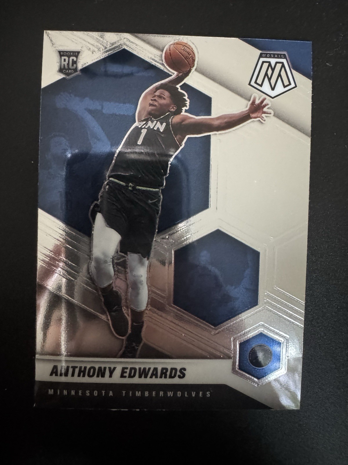 2020-21 Panini Mosaic Anthony Edwards  RC Base #201